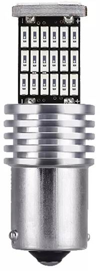 BA15S 45 LED pære med CANBUS, 12 - 24v