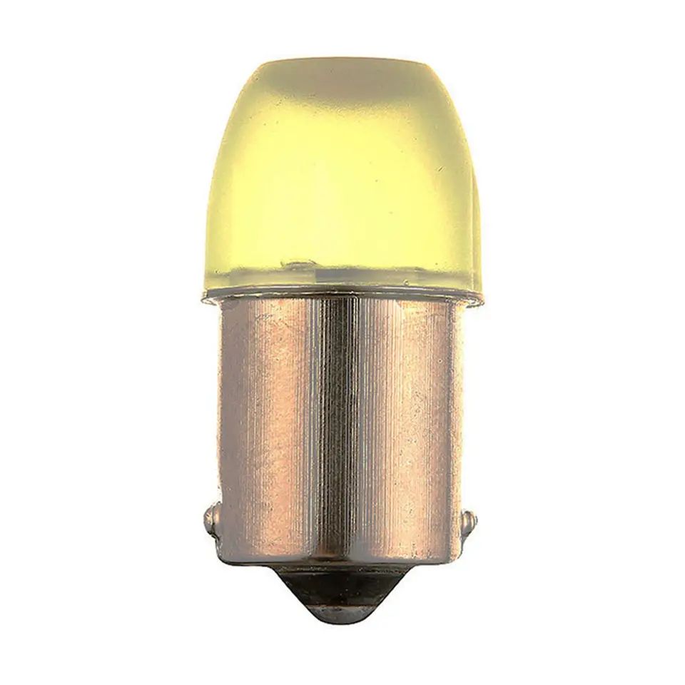 BA15S LED pære med blink - 12v