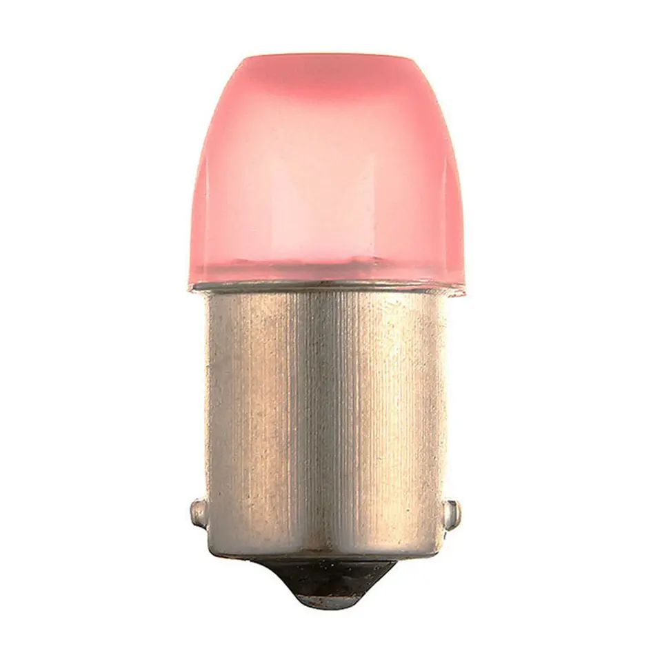 BA15S LED pære med blink - 12v