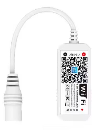 WIFI controller til RGBW strips med musik styring + Google Home + Alexa