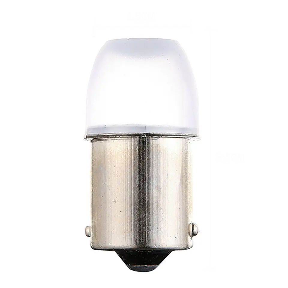 BA15S LED pære med blink - 12v