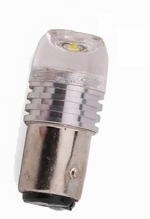 BA15S LED pære med blink - 12v