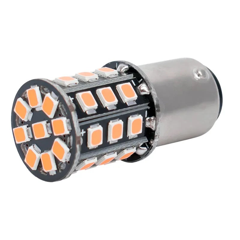 BA15S  LED pære med 33 LED - 12v