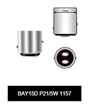 BAY15D 21 LED pære med CANBUS, 12 - 24v