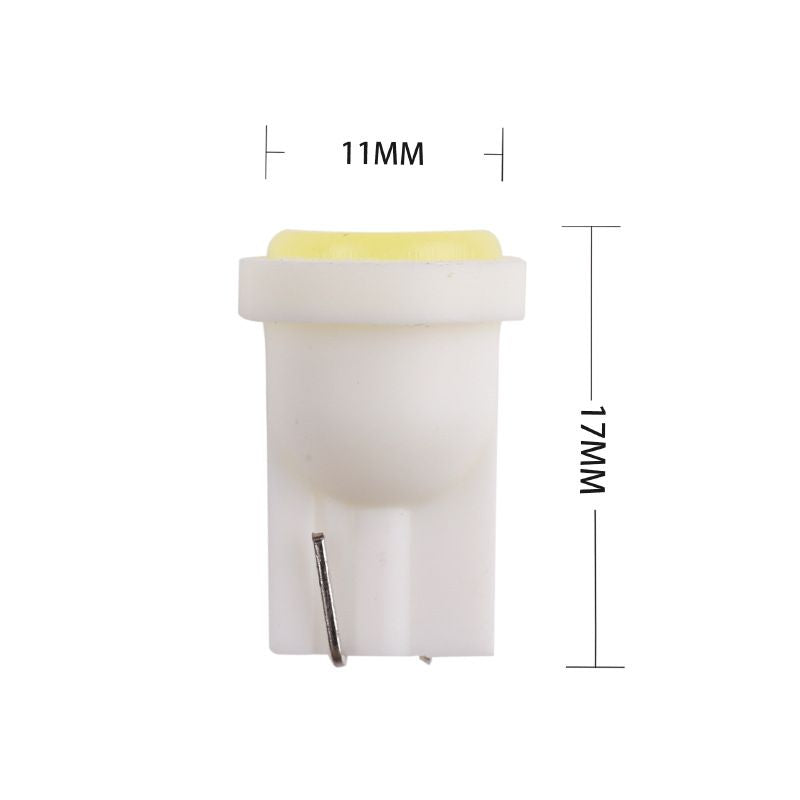 T10 W5W COB LED pære - 2 stk - 12v