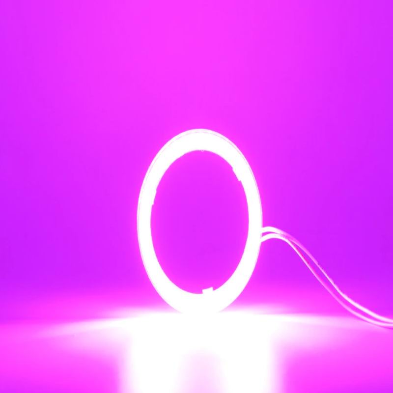 Angel eyes "Halo" - 100mm, sæt med 2 stk. 12/24v - PINK
