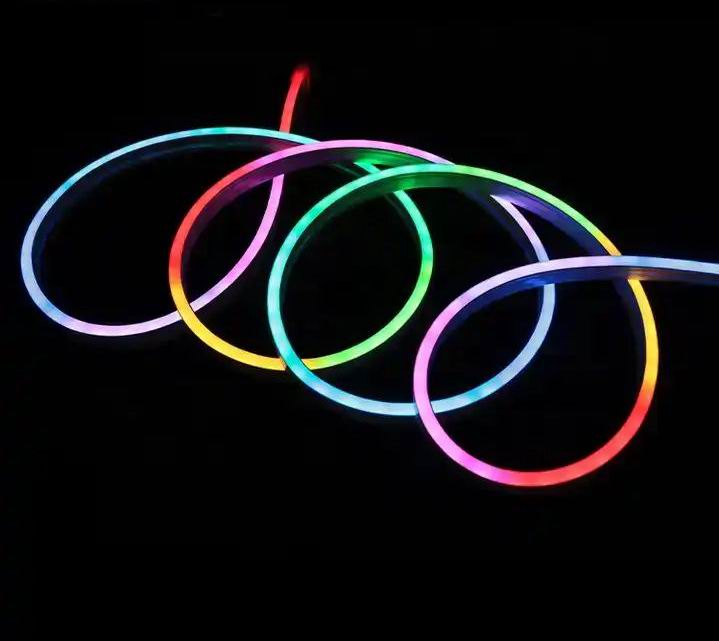 5 meter MAGIC  NEON Led strip, 12 volt,  600 LED. KOMPLET SÆT