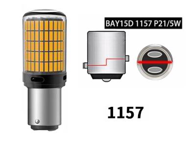 BAY15D 144 LED pære med CANBUS - 12 - 24v
