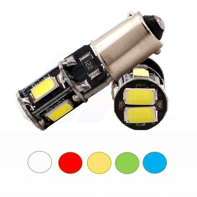 BA9S Canbus pære med 6LED - 12v