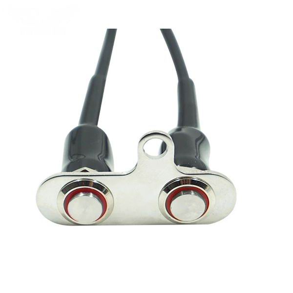 Rustfri dobbelt kontakt til køretøjer med lys