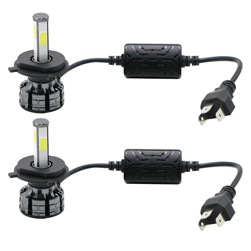 4 sidet LED forlygtepærer med ekstern styreboks