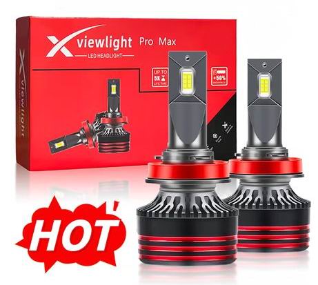 Canbus LED forlygtepærer med ekstern styreboks - 60 watt