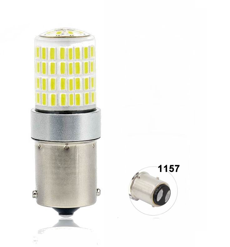 BAY15D LED pære med 72 LED - 12v