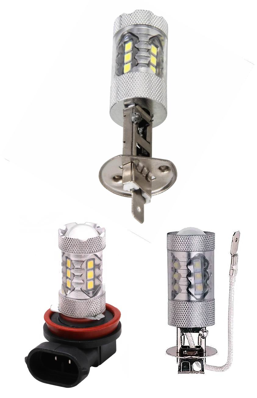 LED pære til tågelygter 18 x 5w CREE, 12 - 24 volt