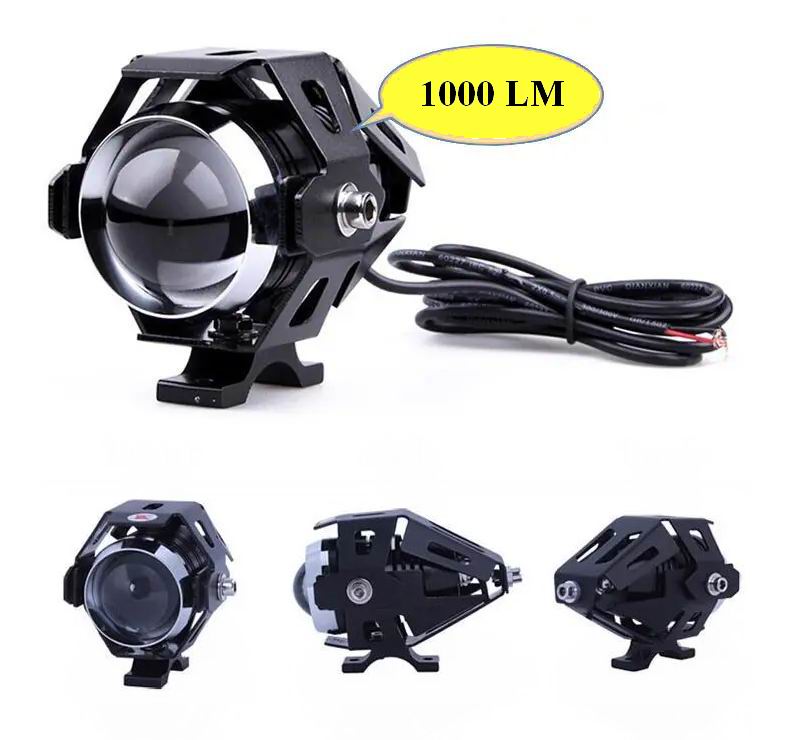 LED projektør 10 watt 12 volt -  Med blitz
