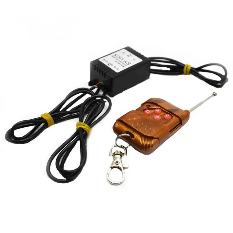 Controller med fjernbetjening 12v 2x10A - m. Blitz funktion