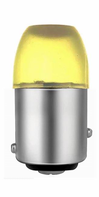 BAY15D LED pære med Fast lys og blink - 12v
