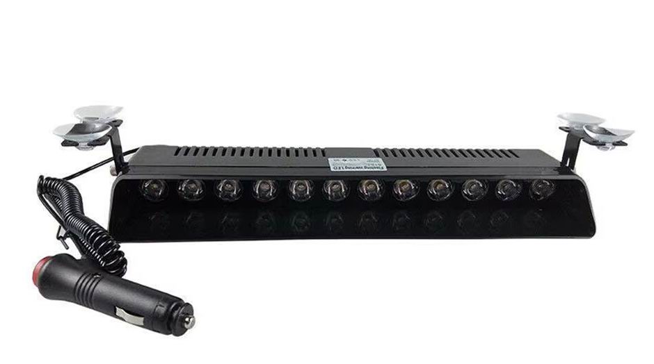 12 LED Blitzblink / strobe blink 12 / 24 volt med fjernbetjening