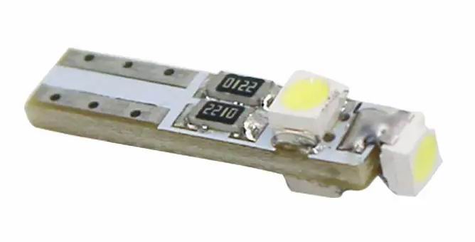 T5 LED Instrument pærer m. 3 LED - 12v