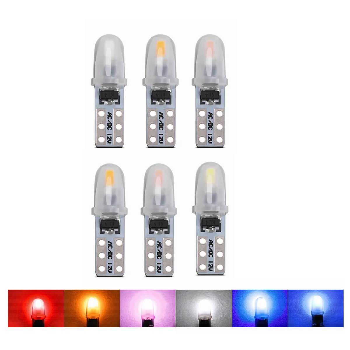 T5 LED Instrument pærer - 12v
