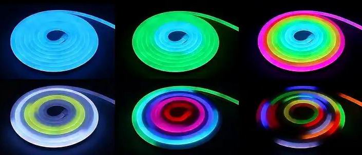 5 meter MAGIC  NEON Led strip, 12 volt,  600 LED. KOMPLET SÆT