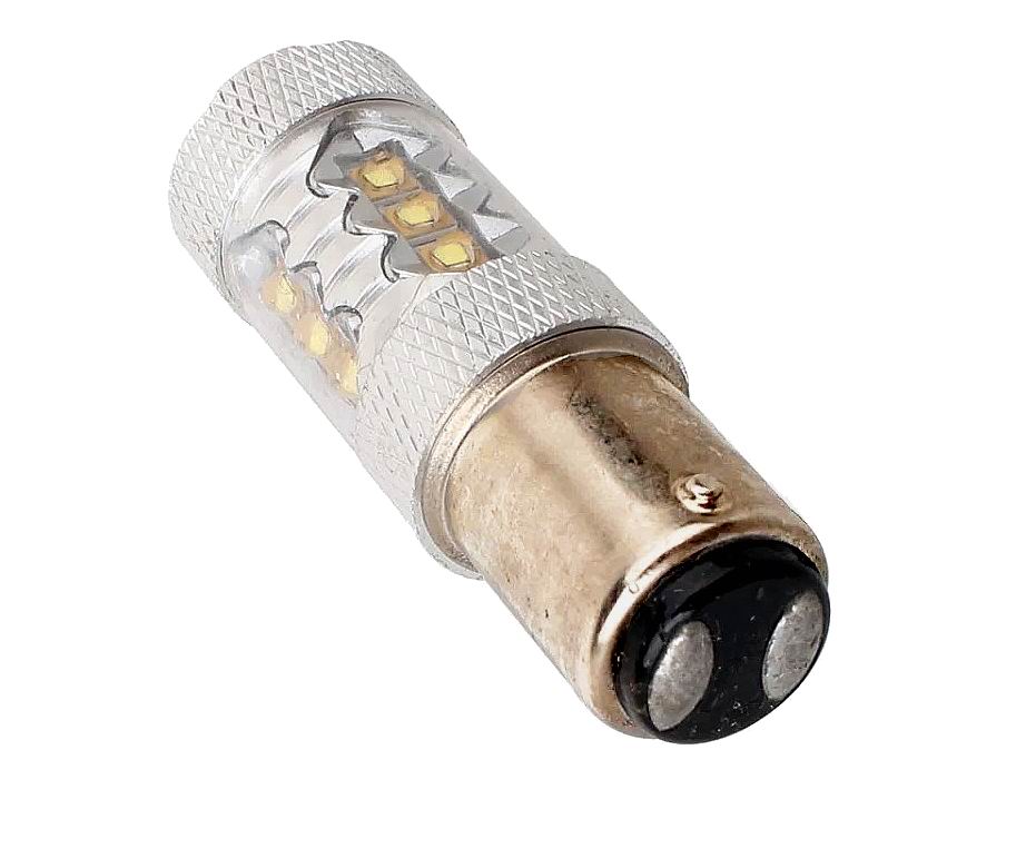 BAY15D  -  P21/5w LED pære 18 x 5w CREE 12 - 24 volt