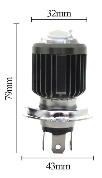 LED forlygtepærer til Scooter  / Motorcykel - 10-80v - H4 AC/DC