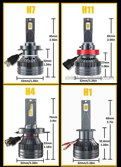 Canbus LED forlygtepærer - 60 watt