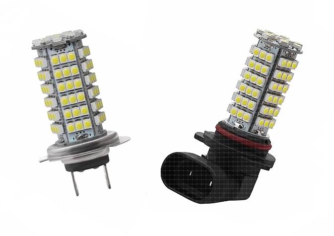 LED pære til tågelygter - 102 LED - 12v