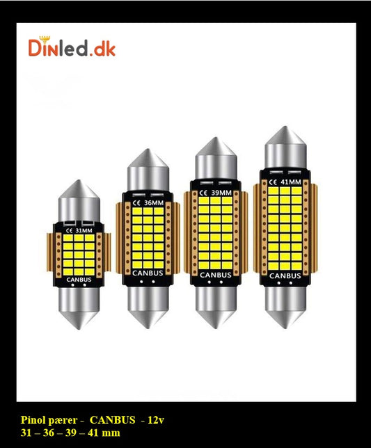 Pinol pære med CANBUS - 12v