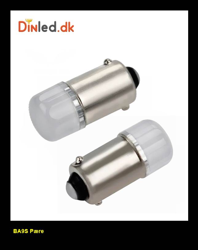 BA9S Keramisk COB Pære - 12v