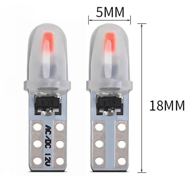 T5 LED Instrument pærer - 12v