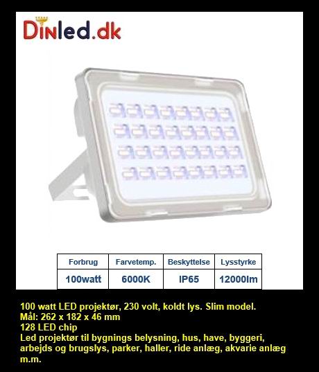100w Professionel LED projektør