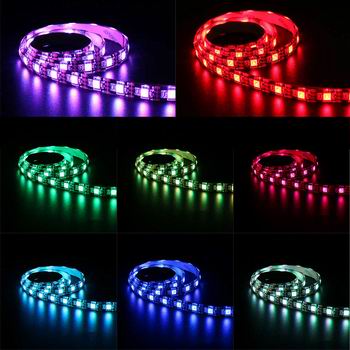 5 meter, 12 volt, 60 watt, 3600 lumen, IP20, 300 LED, RGB Led strip