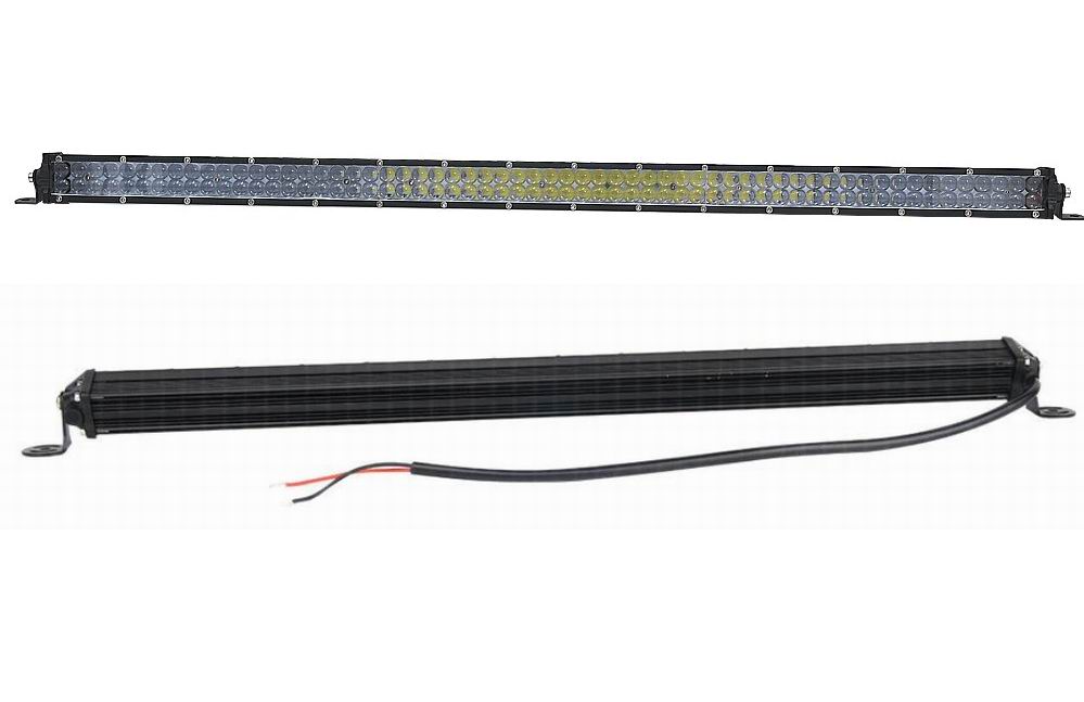Super slim 60 - 120 - 180 watt 2 rækkers LED Lys bro / lys bar - SPOT