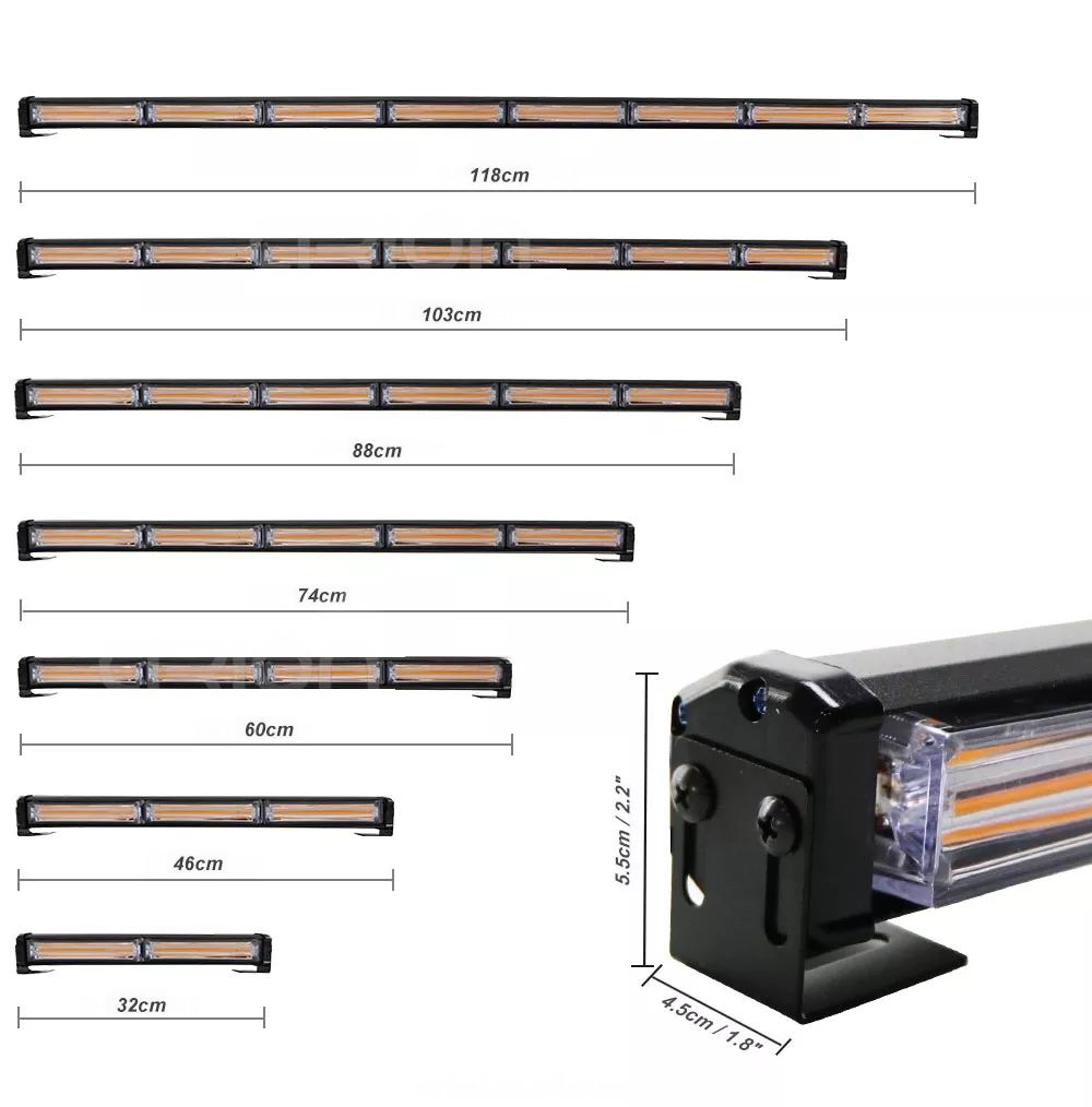 Lysbjælke Blitzblink 12v / 24v
