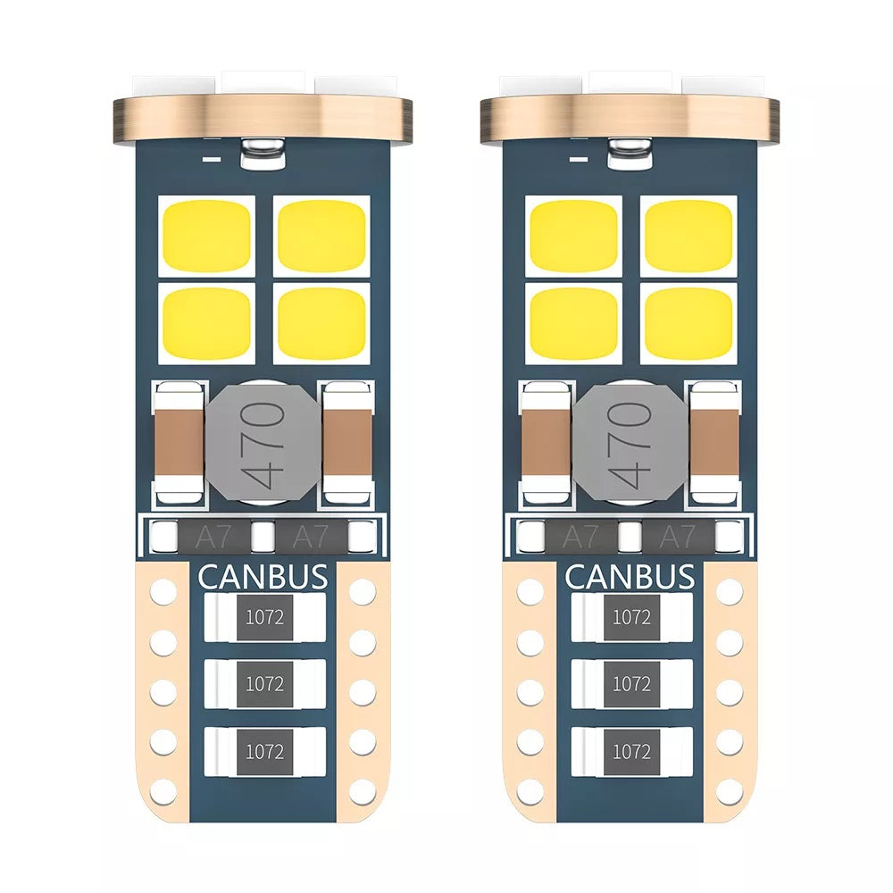 T10 W5W LED pære med CANBUS - 12v