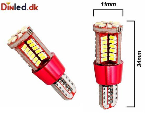 T10 W5W LED pærer - canbus -  12v