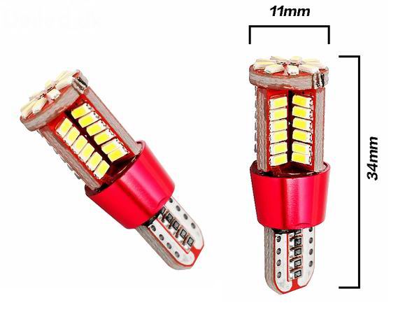 T10 W5W LED pærer - canbus -  12v