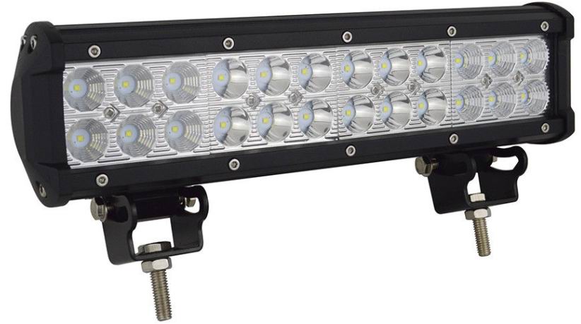 LED Lys bro / lys bar 72 watt 12/24 volt Combo