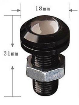 Eagle Eye LED lampe, 12volt, Sæt med 2 stk.