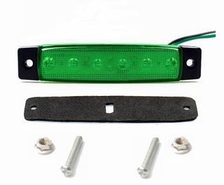 6 LED markeringslygte, 24v
