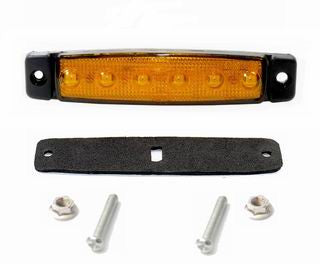 6 LED markeringslygte, 24v