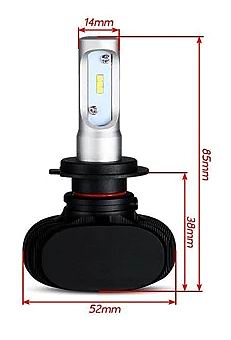 LED forlygtepærer CSP chips