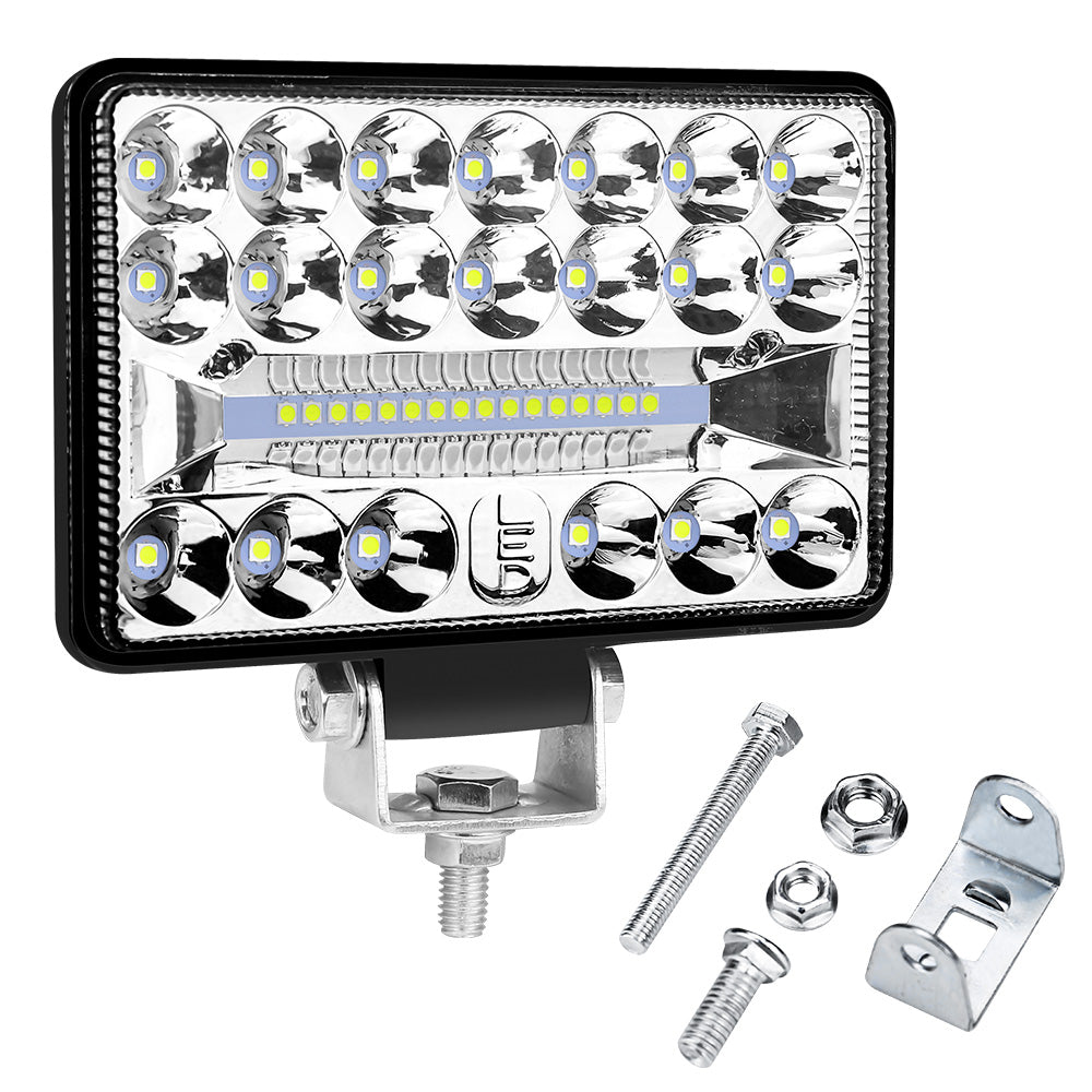 LED køretøjs projektør 54 watt COMBO, Slim 12/24/48 volt