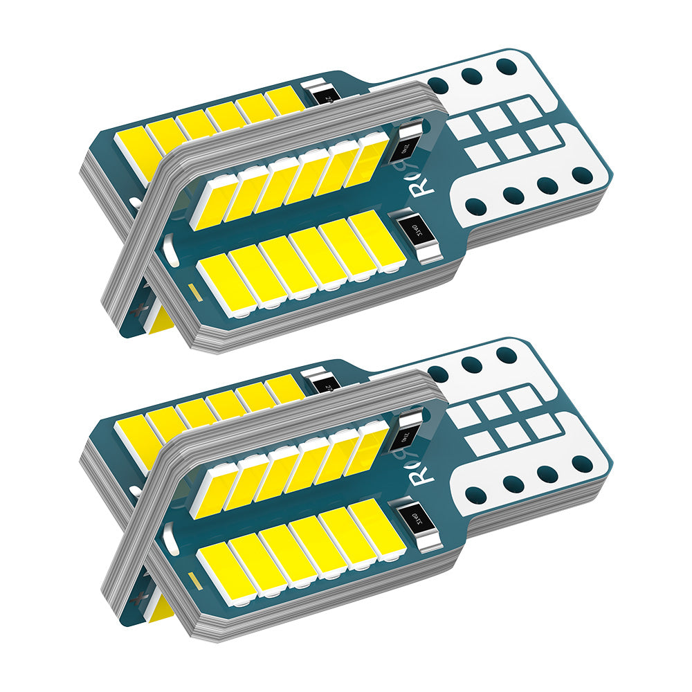 T10 W5W CANBUS LED  pære  48LED - sæt med  2 stk., 12v