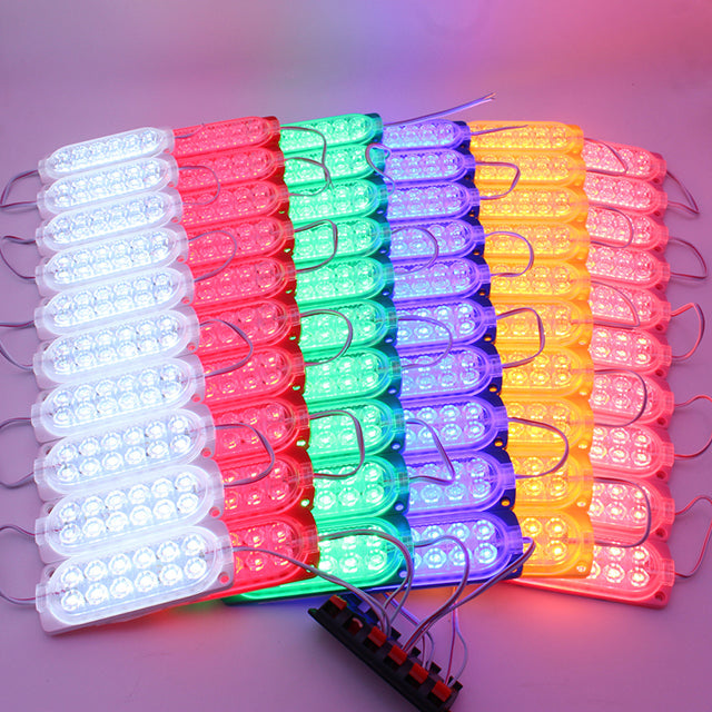 12 LED moduler, 12v - 10 stk.