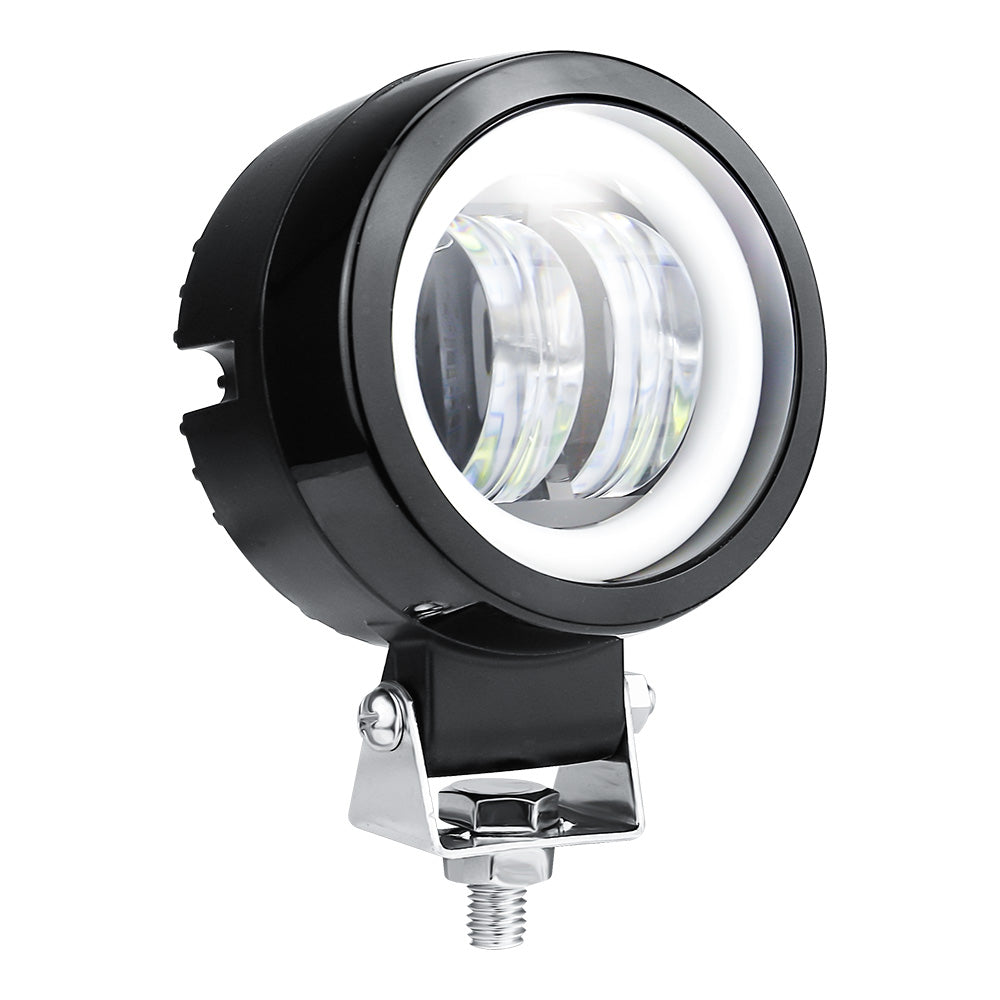 LED køretøjs projektør 20 watt 12/24 volt - HALO - Rund