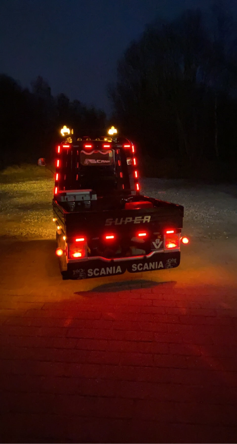 6 LED markeringslygte, 24v, 10 stk.