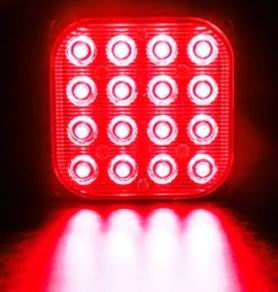 16 LED Blitzblink / strobe blink 12v / 24v